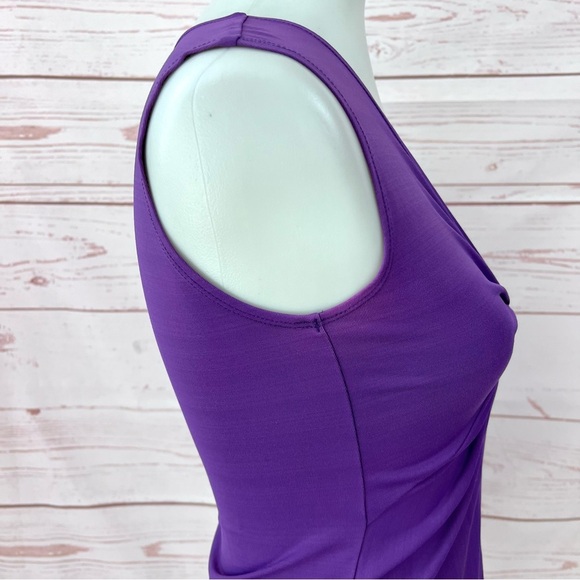 Patagonia Purple Seabrook Bandba Twist Front V-Neck Activewear Sleeveless Top - Picture 5 of 11